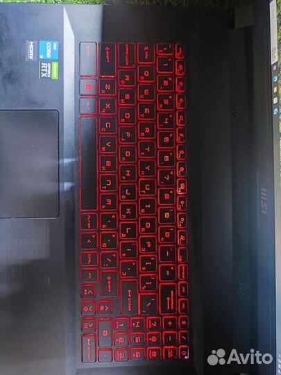 Msi katana gf76 17.3 игровой core i5/RTX 3050