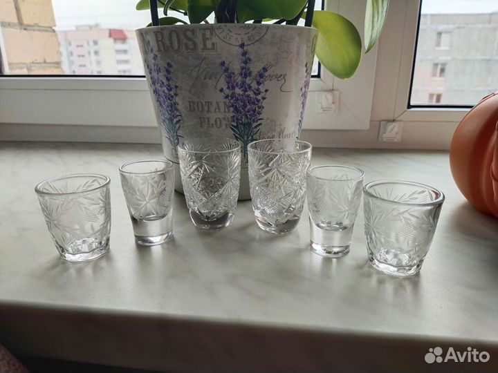 Стопки хрусталь