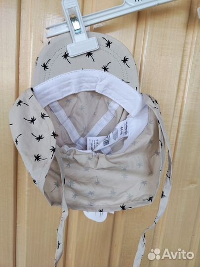 Панама, кепка, для малыша с защитой шеи