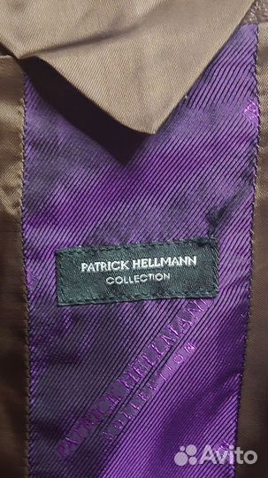 Patrick Hellmann тренч мужской кожаный Оригинал