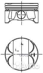 Поршень dm.84.00x1.20x1.50x2.00 STD 1шт 40085600