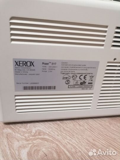 Принтер xerox phaser 3117
