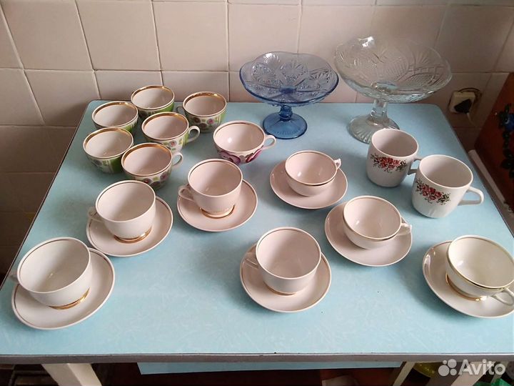 Фарфоровая и стеклянная посуда СССР большой выбор