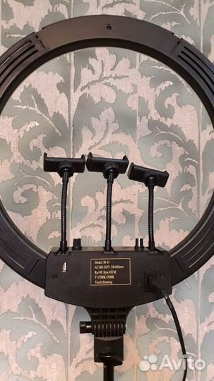 Кольцевая светодиодная лампа RGB LED MJ18, 45 см