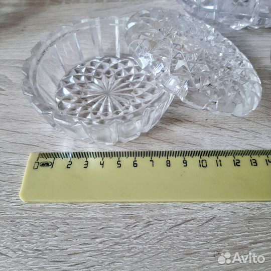 Хрусталь вазочка салатник пепельница икорница