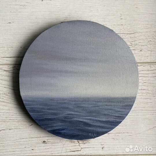 Картина маслом морской пейзаж минимализм