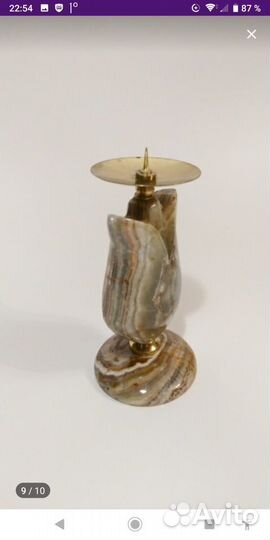 Подсвечник из оникса