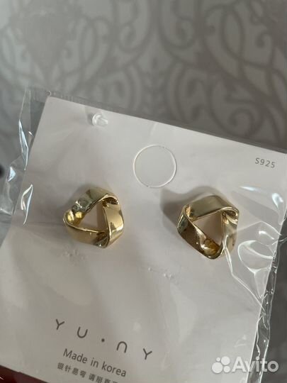 Серьги новые