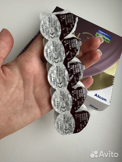 Ежедневные линзы Dailies Total 1