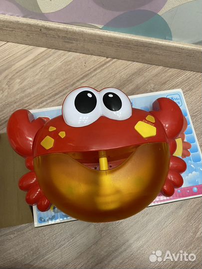 Пузырящийся краб для купания в ванну