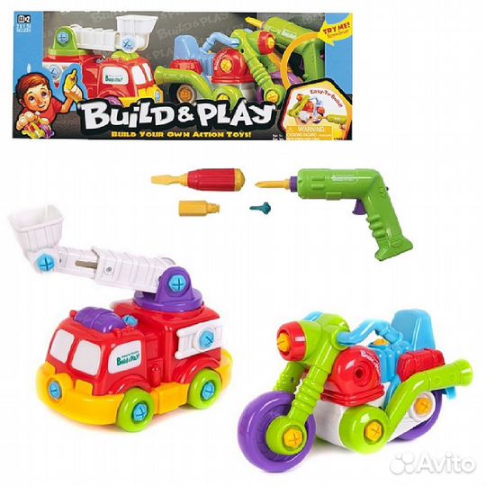 2 набора Build&play с шуруповертом