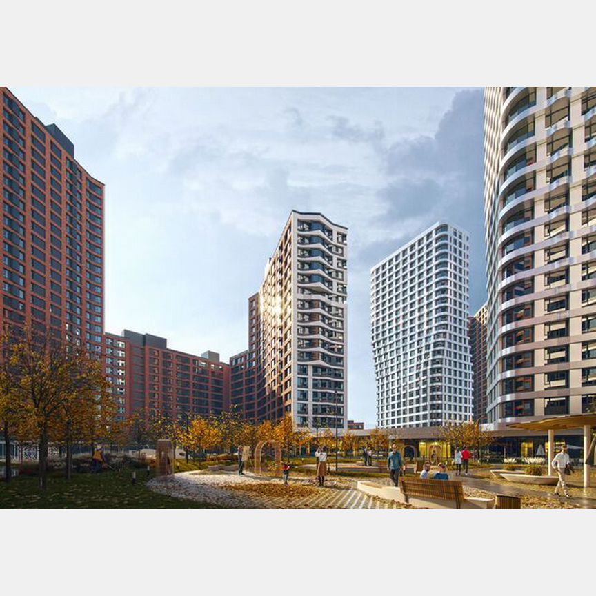 3-к. квартира, 90,7 м², 6/27 эт.