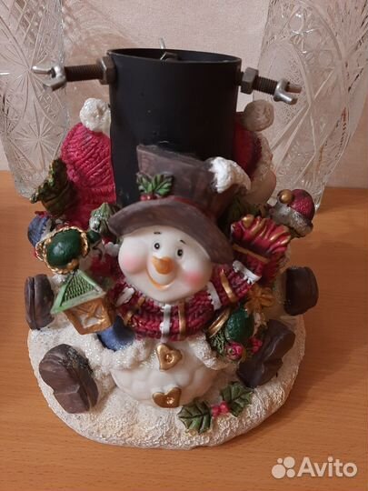 Надувной дед мороз и подставка для ёлки