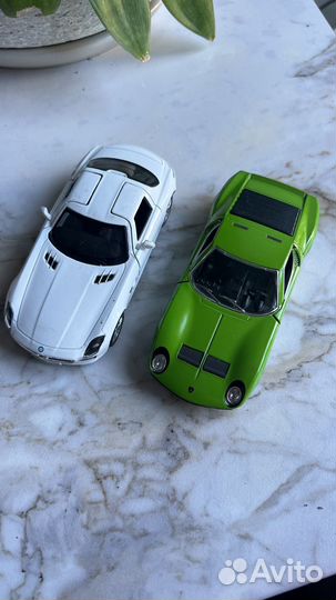 Машинки метал Lamborghini и Mercedes