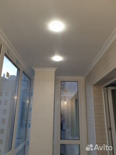 Остекление г-образного балкона