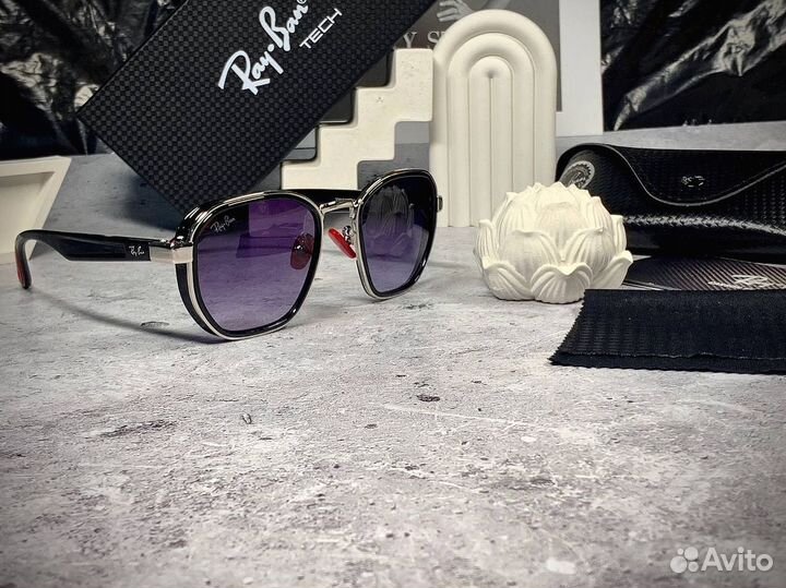 Очки Ray Ban фиолетовые