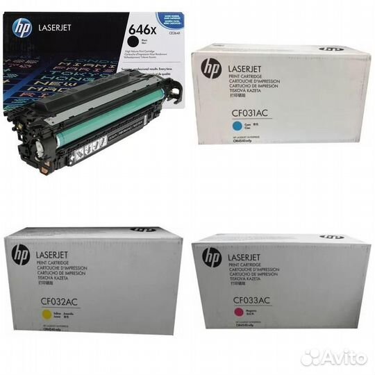 Картридж HP CF032AC-CF033AC-CF031AC-CE264X 1459252