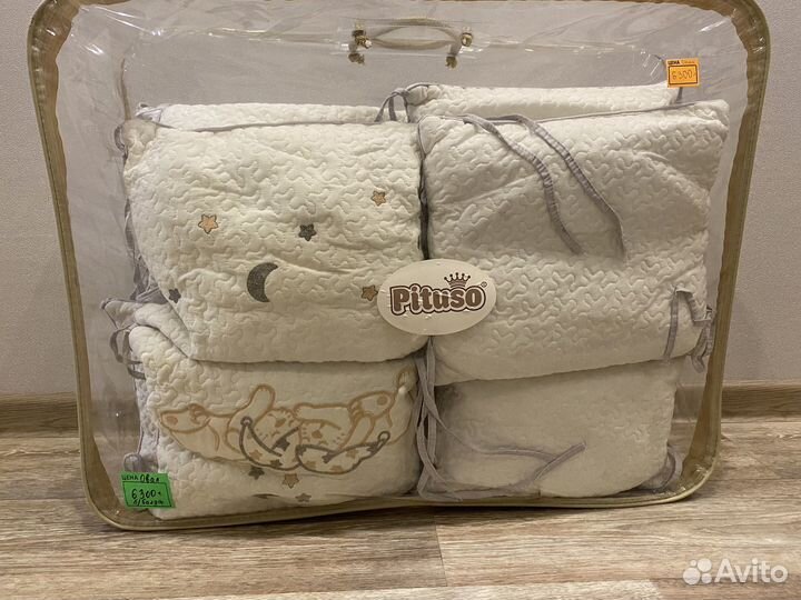 Бортики подушки в детскую кроватку