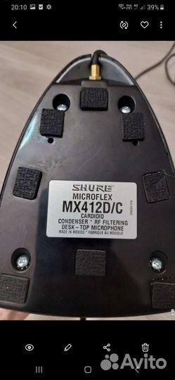Микрофон shure MX 12D/C