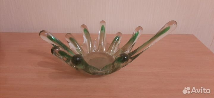 Ваза из цветного стекла времён СССР