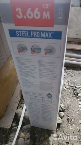 Каркасный бассейн steel pro max 3.66