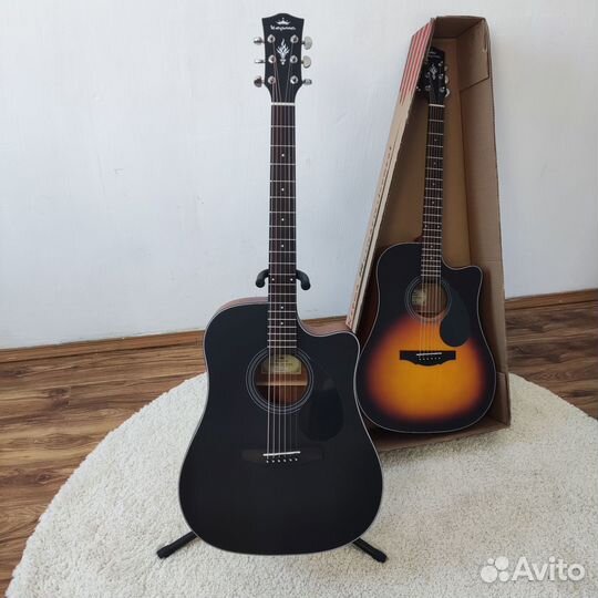 Акустическая гитара kepma EDC 3TCM и Black Matt