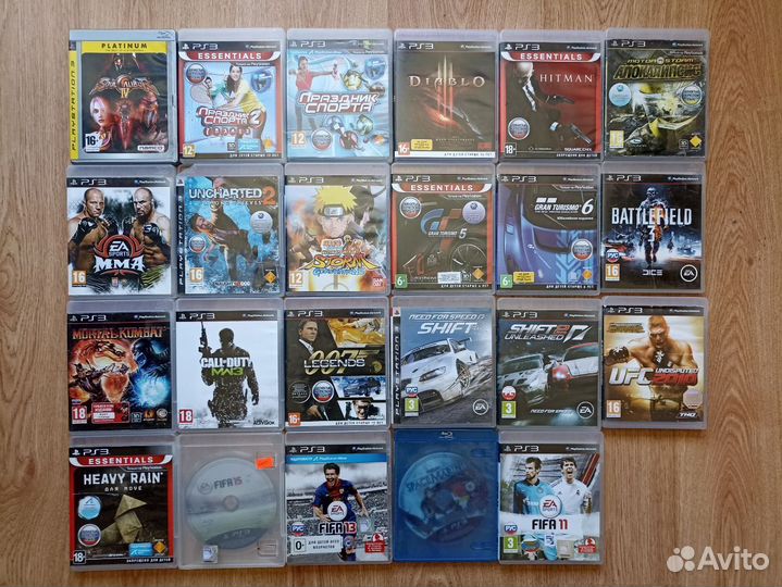 Диски лицензионные PlayStation 3
