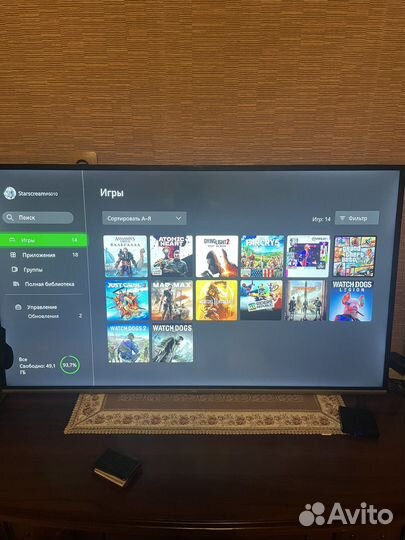 Xbox One s 1tb с играми