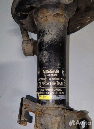 Стойка передняя левая Qashqai J10 E4303-broob