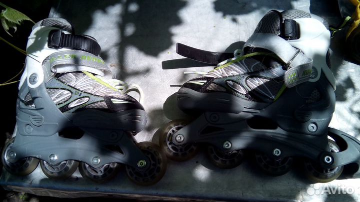 Коньки роликовые 29-33, размер регулируется