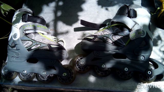Коньки роликовые 29-33, размер регулируется