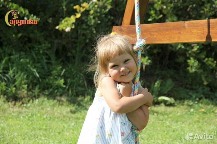 Детские площадки домики горка качели