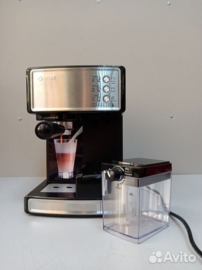 Кофеварка рожковая vitek VT-1514BK