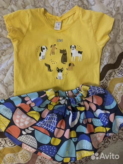 Вещи пакетом на девочку 92-98