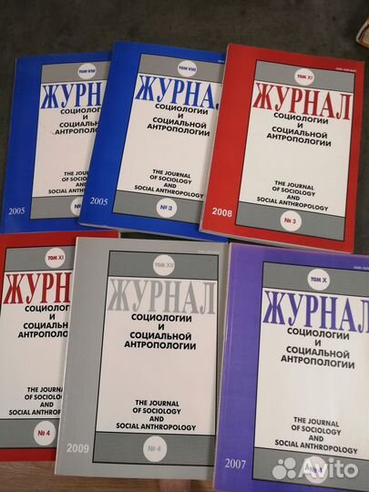 Журнал социологии и социальной антропологии