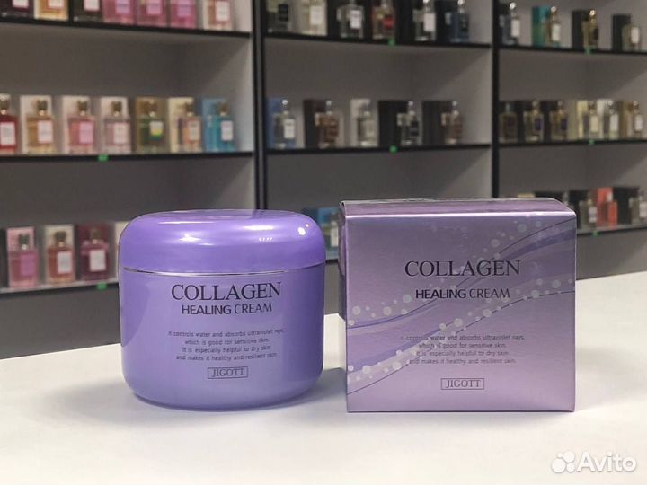 Крем для лица Jigott Collagen Healing Cream ночной