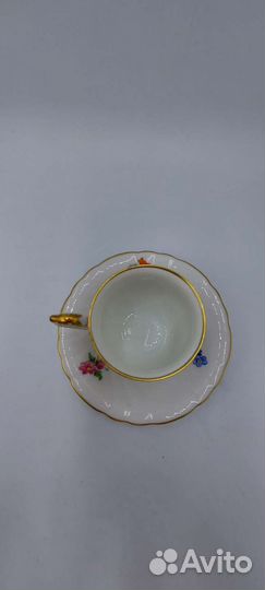 Антикварная кофейная пара Hutschenreuther Германия