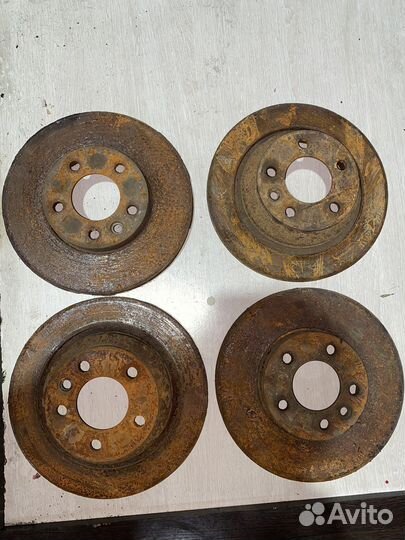 Комплект тормозных дисков vw touareg 1 2.5 дизель