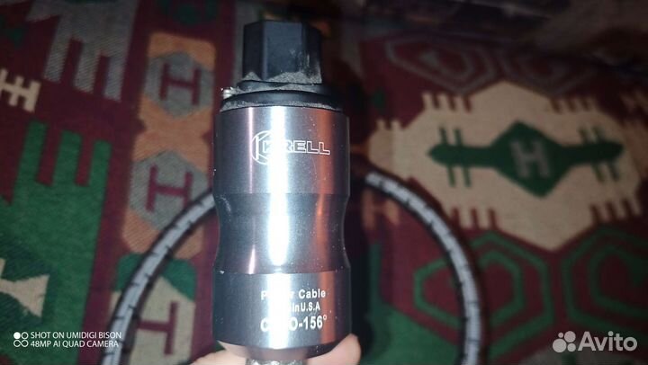 Krell силовой кабель для аудио систем, 1 метр