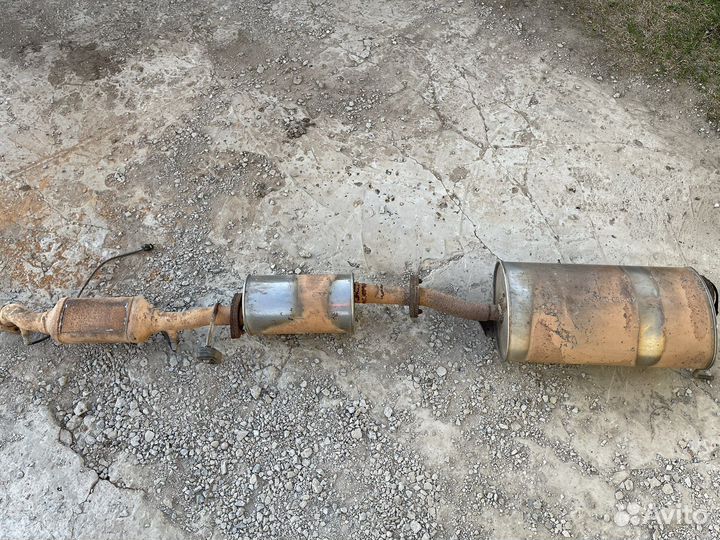 Глушитель на SsangYong Kyron (в сборе) оригинал