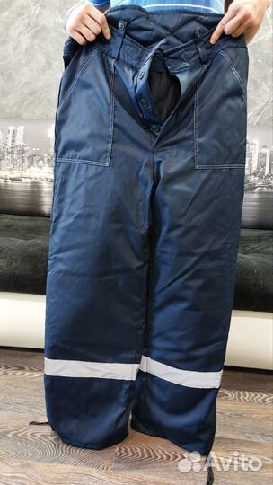Зимние ватные штаны
