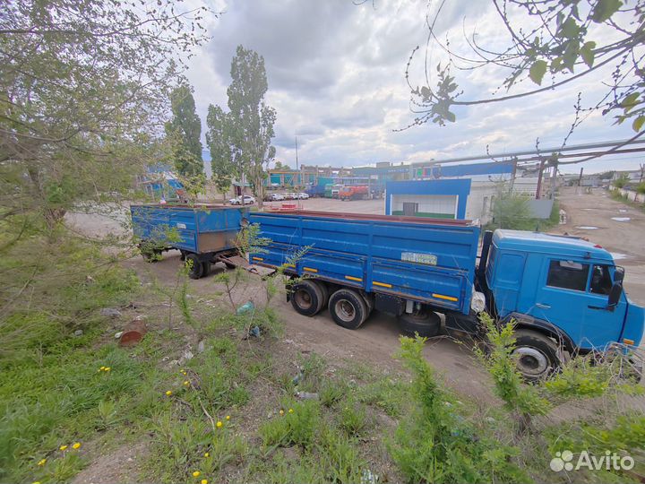 Услуги Камаз сельхозник с прицепом