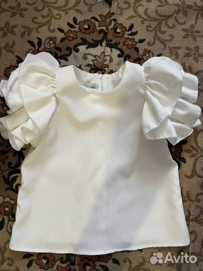 Блузка белая для девочки