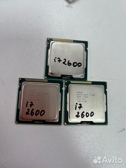 Процессор бу 1155 Core i7 2600 3.40 ghz