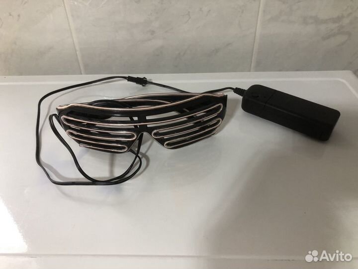 Очки светящиеся/на батарейках.3 режима