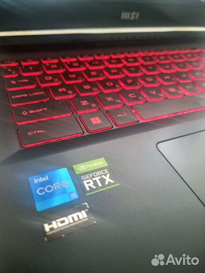 Мощный Игровой ноутбук MSI GF66