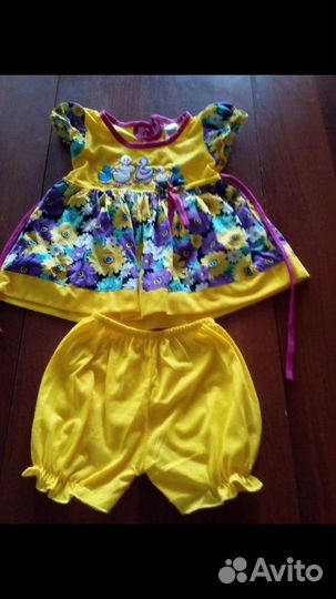 Платье, джинсы на 1-2 года