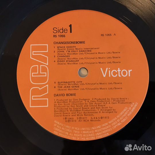 Винил David Bowie - ChangesOneBowie, 1976, UK