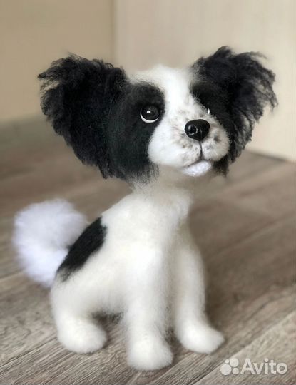 Собачка как настоящая. Авторская ручная работа