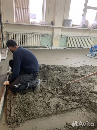 Стяжка пола за 1 день